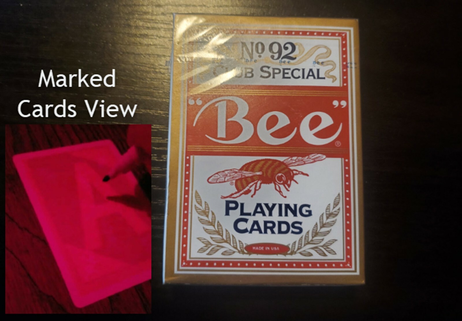 Marked cards and Infrared Sunglasses [Build your own package] Magician supplies