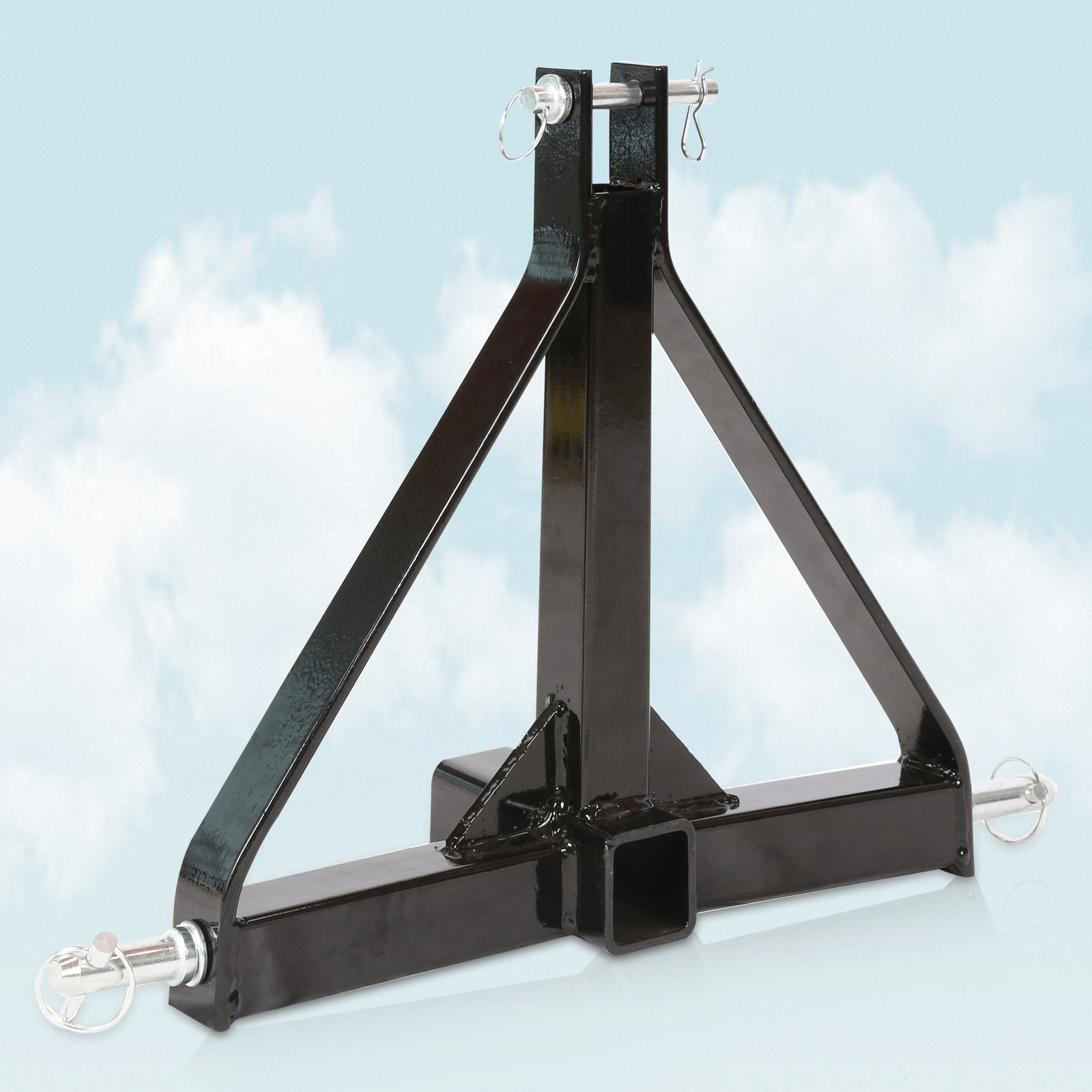 3 Point 2 Receiver Trailer Hitch Category 1 Tractor Tow Hitch Drawbar Adapter