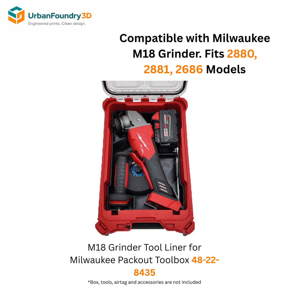 Liner for Milwaukee M18 Grinder - Insert Only