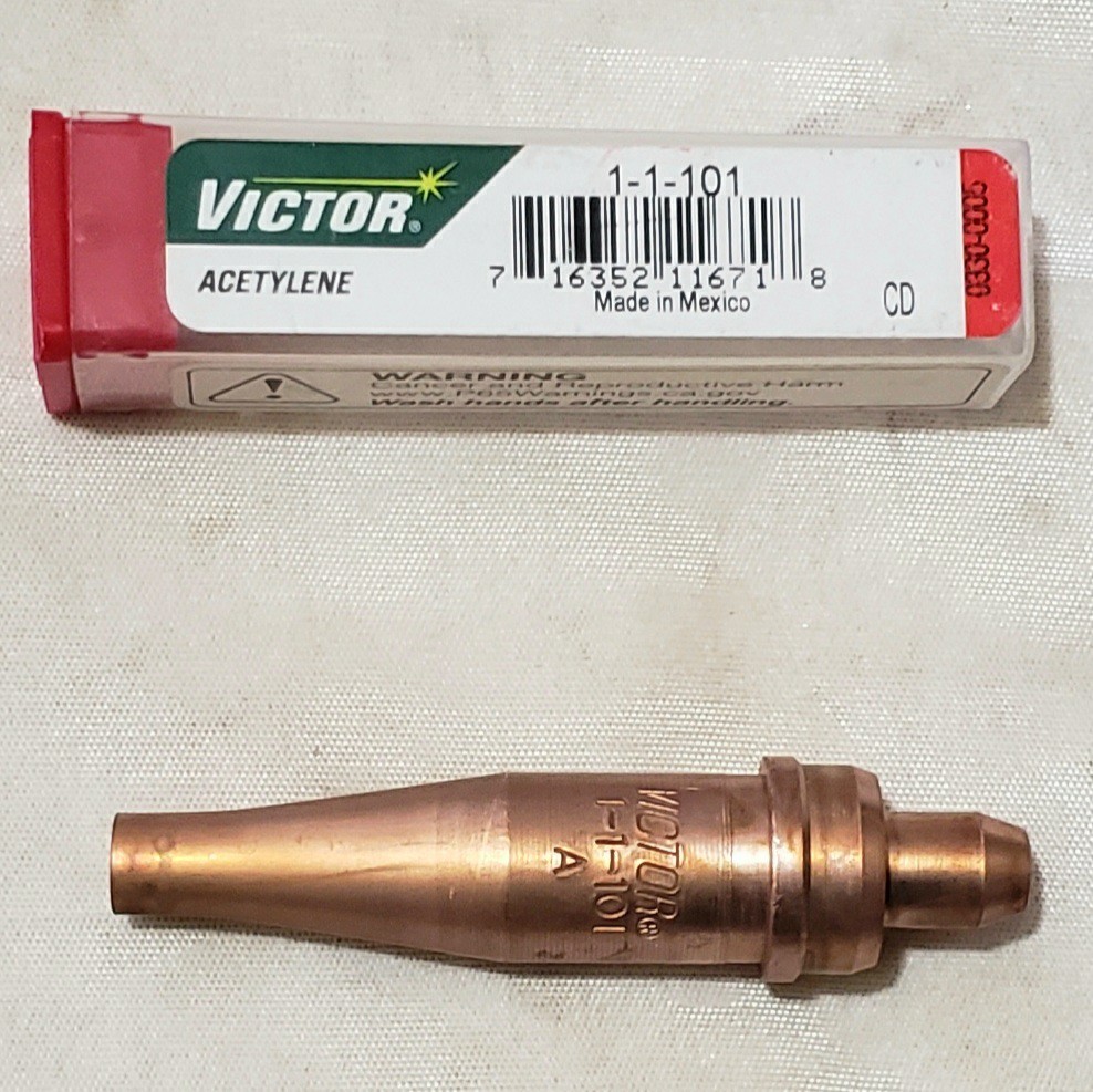 Victor 1-1-101 Acetylene Cutting Torch Tip Fit ST2600FC CA2460 MT204
