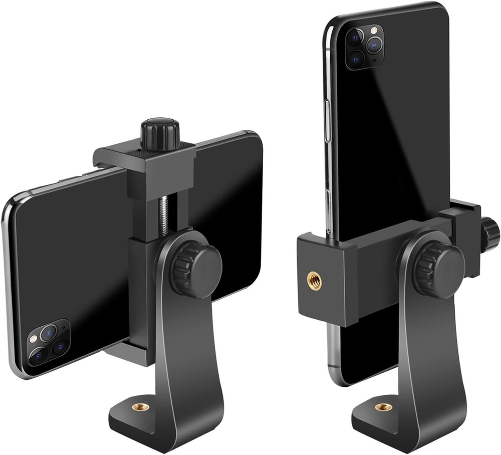 Durable Smartphone Tripod Holder - Versatile Rotatable Design for Photographers