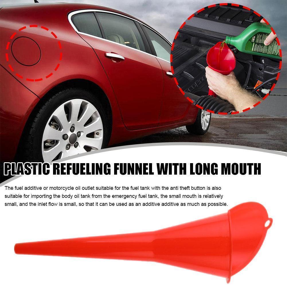 10.4inch Long Spout Funnel Car Engine Transmission Refueling Oil Water Kitchen