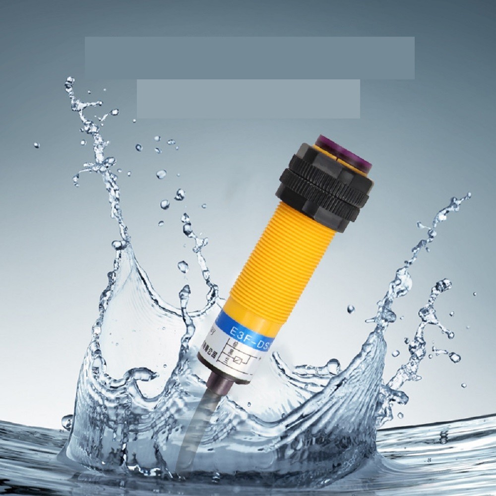 Photoelectric Switch 1.35 Meters Wire Length 10-30VDC Adjustable Sensor
