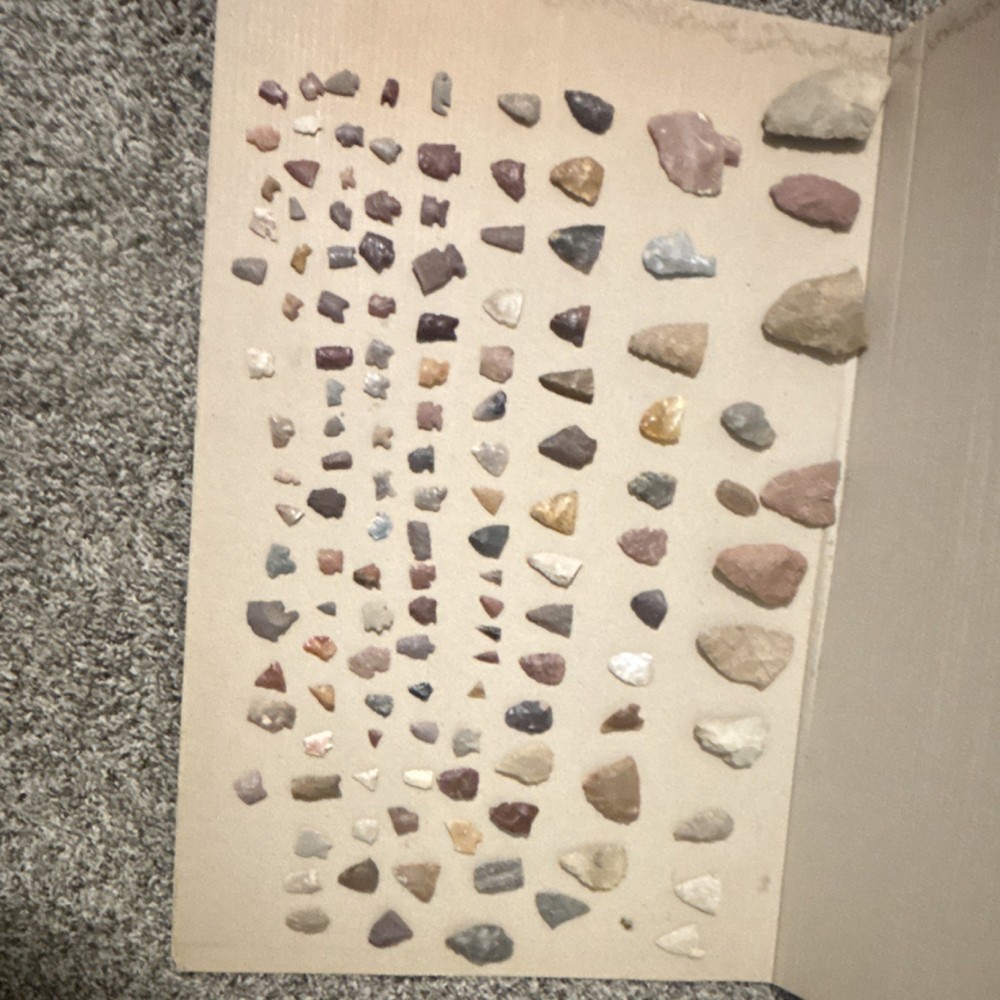 Assorted Medieval Arrowheads Multicolor Various Shapes and Points Collection
