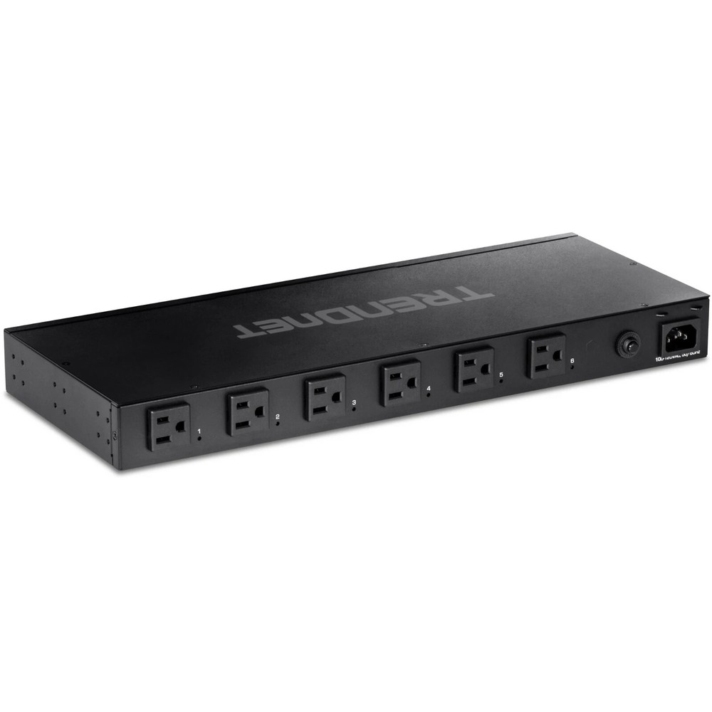 TRENDnet 6-Outlet Managed Rackmount Power Distribution Unit TPI-06