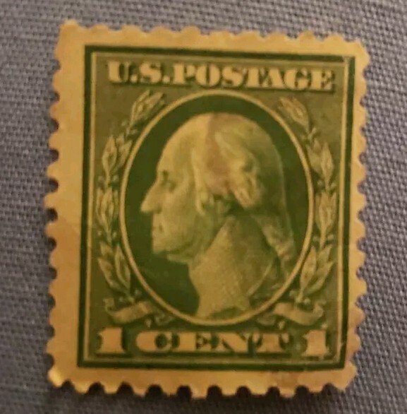 US Scott #544 Used 1 cent George Washington Stamp