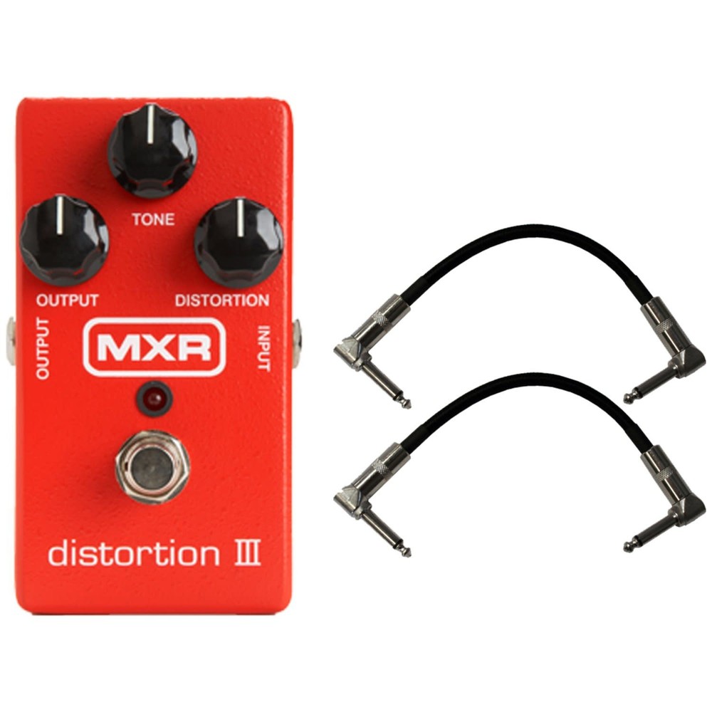MXR M115 Distortion III w/ Patch Cables