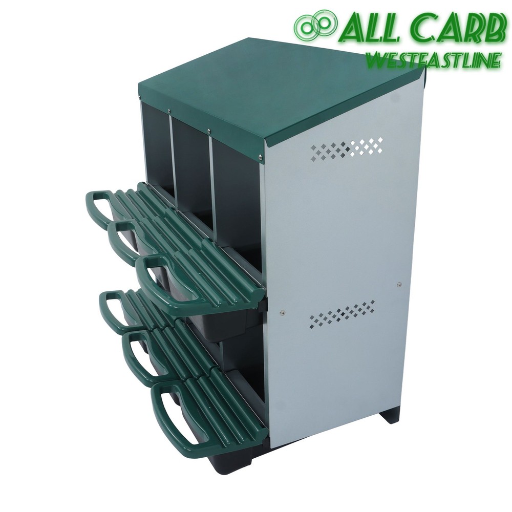 4/6 Compartment Nesting Boxes Chicken Egg Laying Nest Box For Chickens Hens