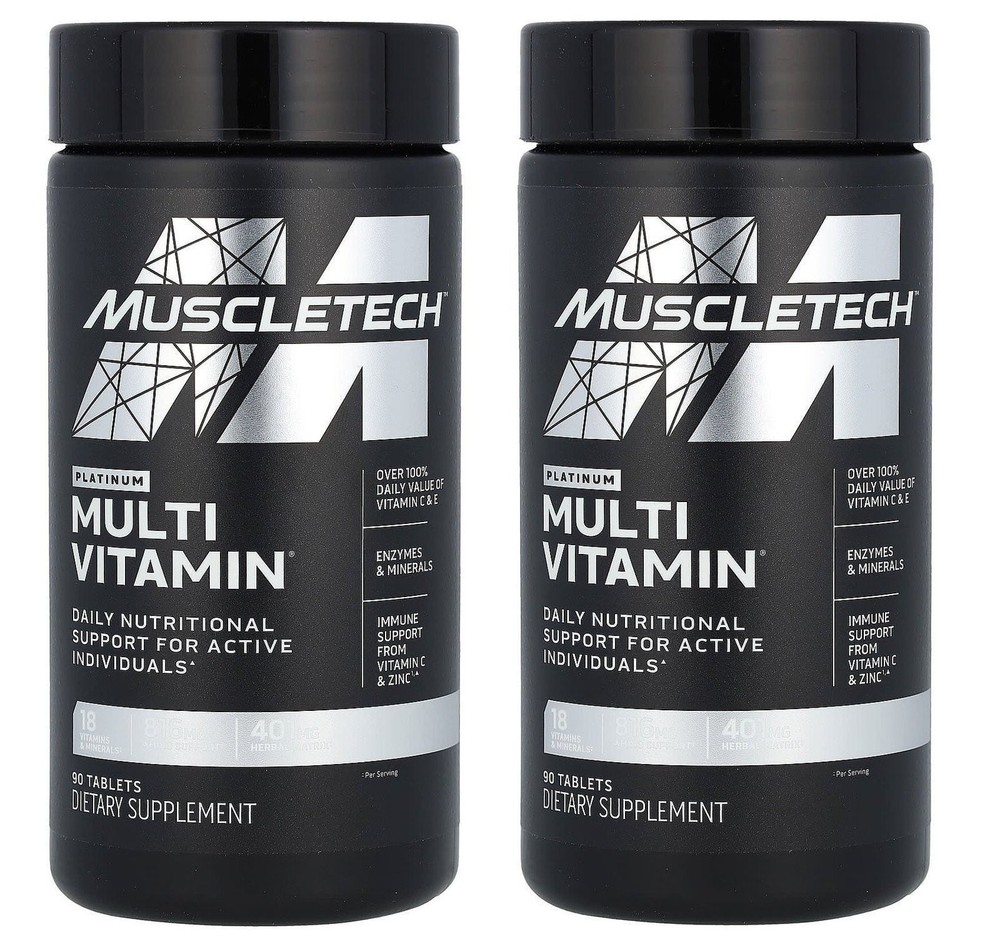 MuscleTech Platinum Multi Vitamin 90 Count (2 Pack)