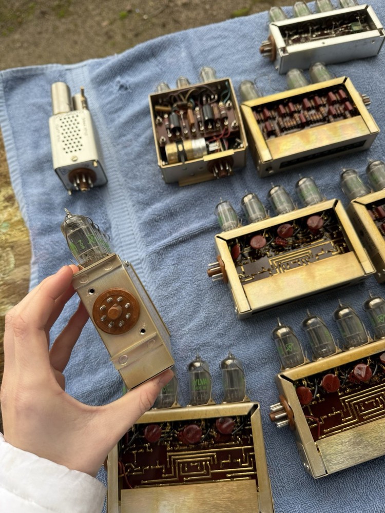 Vintage Hewlett Packard HP counter modules