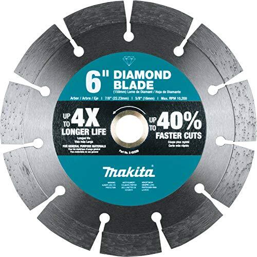 Makita E-02509 6" Diamond Blade - Segmented, General Purpose Cutting Blade