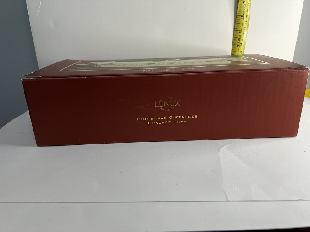 Lenox Christmas Giftables Cracker Tray With BOX And TAGS