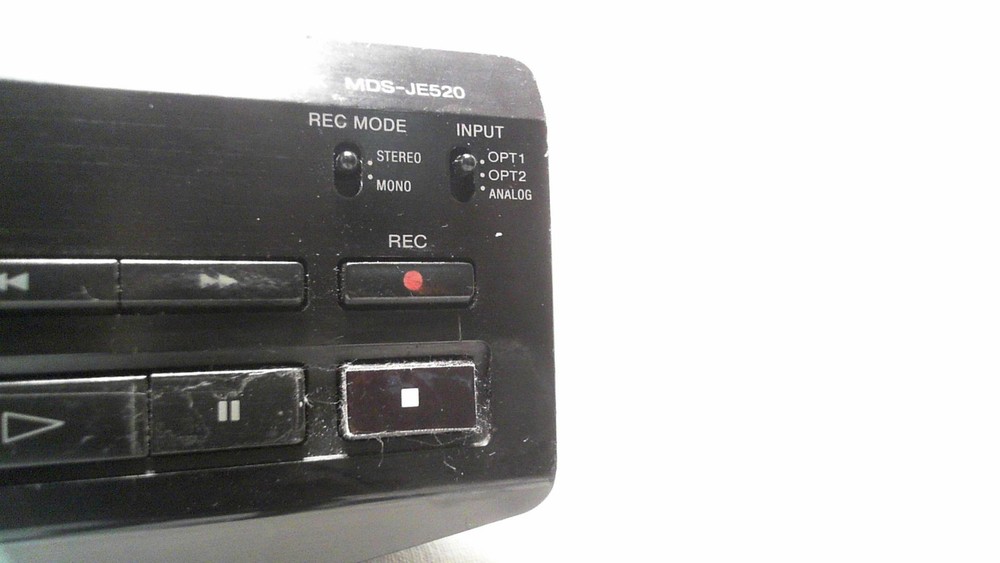 Sony MDS JE520 Mini Disc Deck Recorder Player TEST WORKING (SEE VIDEO)