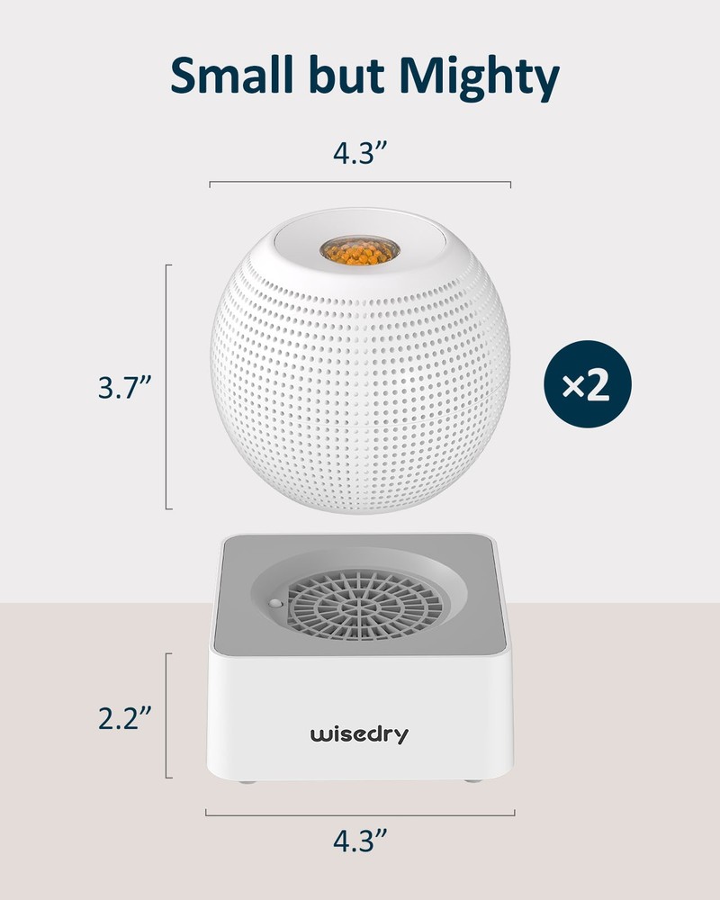 wisedry Small Desktop Spherical Dehumidifier