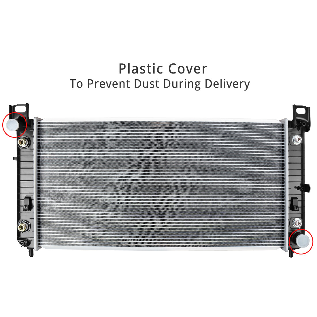 34" Radiator For Chevy Silverado Suburban 1500 2500 Tahoe GMC Yukon 5.3 6.0 6.2L