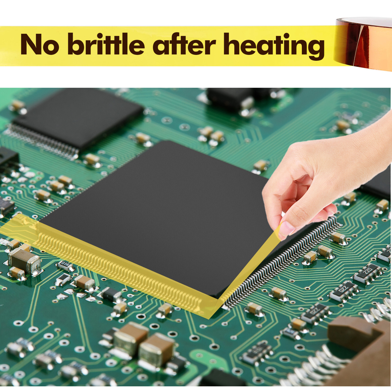 2 Rolls Heat Resistant High Temperature Tape Kapton 20mm x 52ft Transfer Thermal