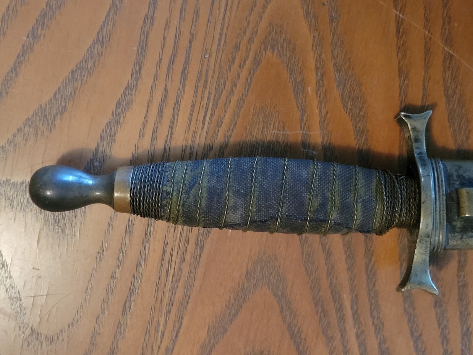 Civil War Officer's Dagger with Sheath Used Free Shipping