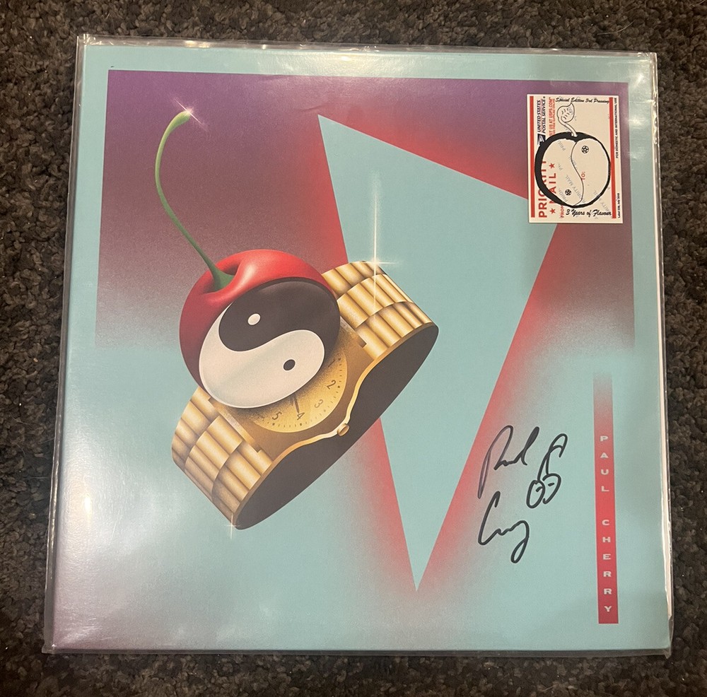 signed flavour (limited blue splatter vinyl) - autographed by paul cherry