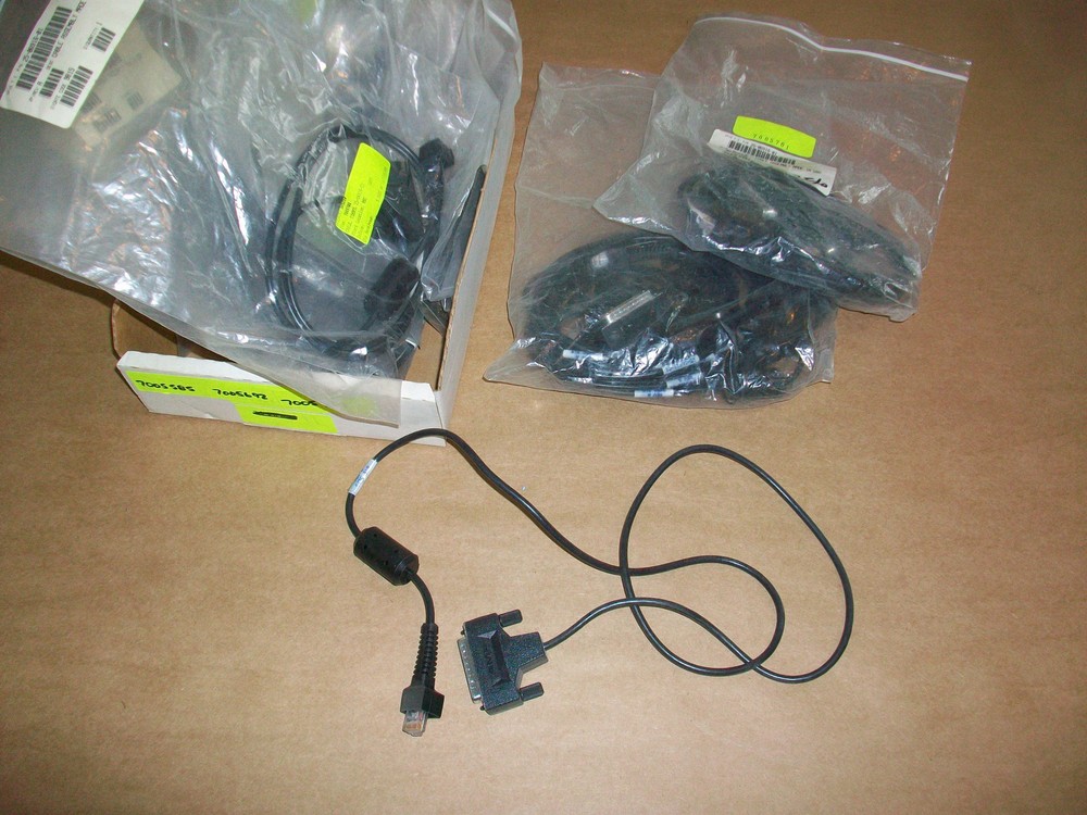 24pcs Symbol Bar Code Scanner Cables 25-06916-01  NEW