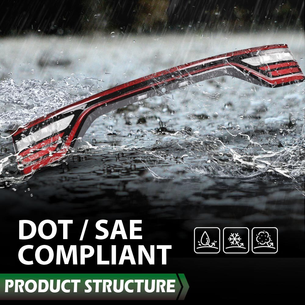 68453659AA Tail Light For 2014-2022 Dodge Durango Liftgate Lamp w/ Camera Hole