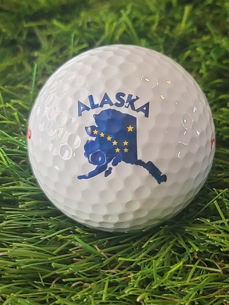 Spalding Alaska Logo Golf Ball 4A