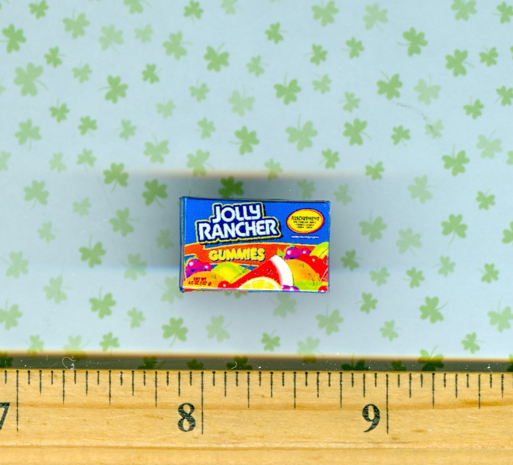 Dollhouse Miniature size Fruit Gummy Candy Box