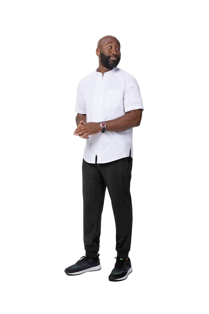 Chef Works Men's Arcadia Chef Coat Large White