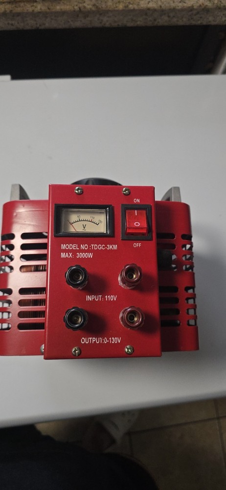 2- Single Phase Transformer Variable AC Voltage Regulator Metered 3000w 30Amp