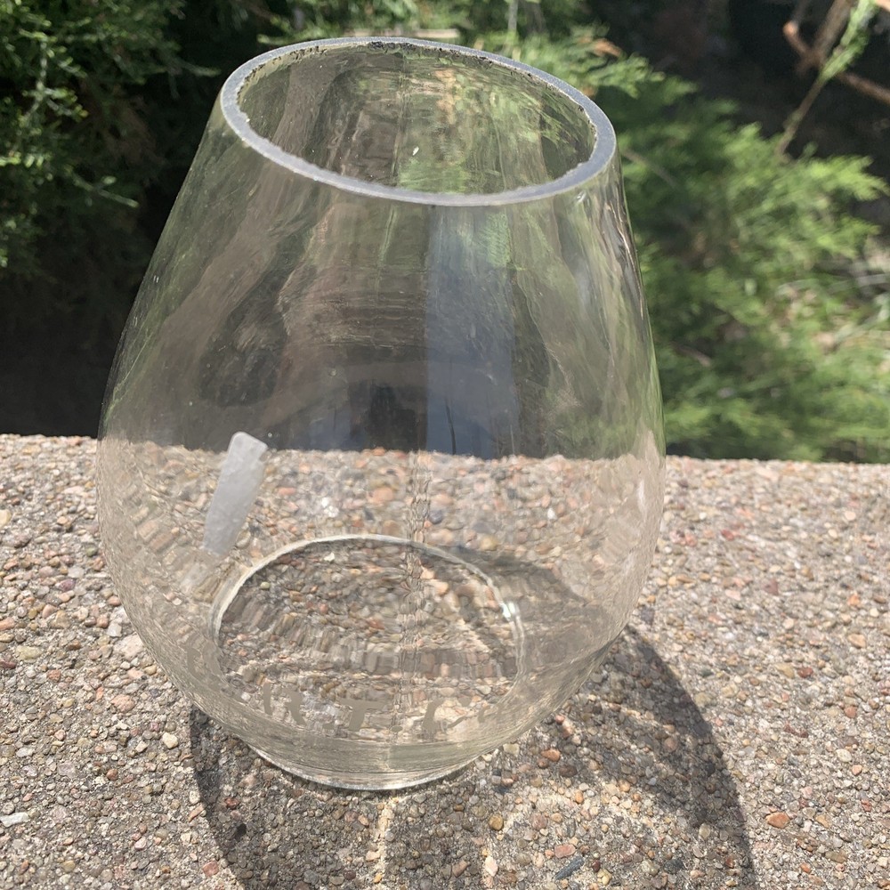 Chicago Rapid Transit Clear Tall Railroad Lantern Globe