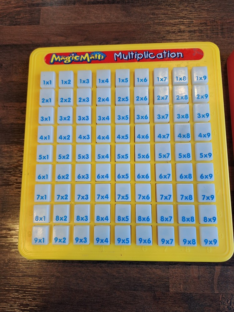 Vintage 1993 Magic Math Multiplication Addition Subtraction Educational Learning