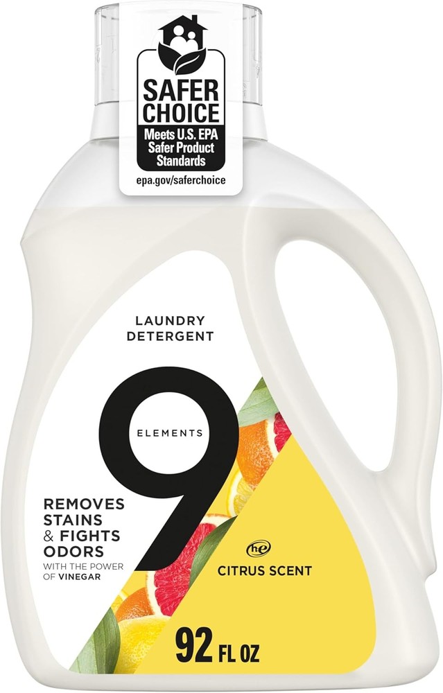Liquid Laundry Deternt, Citrus Scent, Vinegar Powered