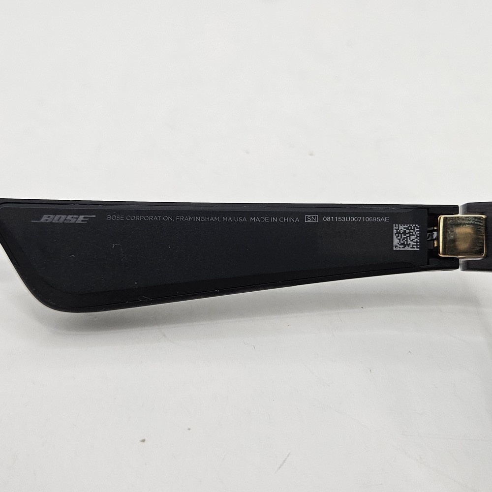 Bose Frames BMD0007 Black Bluetooth Audio Sunglasses w/ Charging Cables & Case
