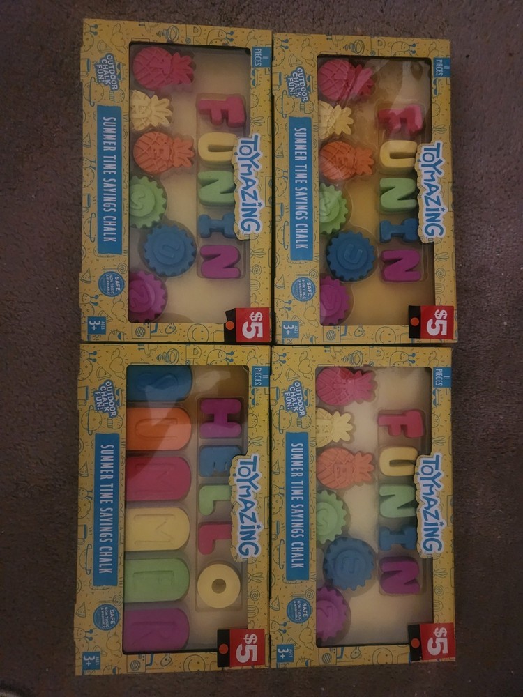 Toymazing sidewalk chalk 4 pack