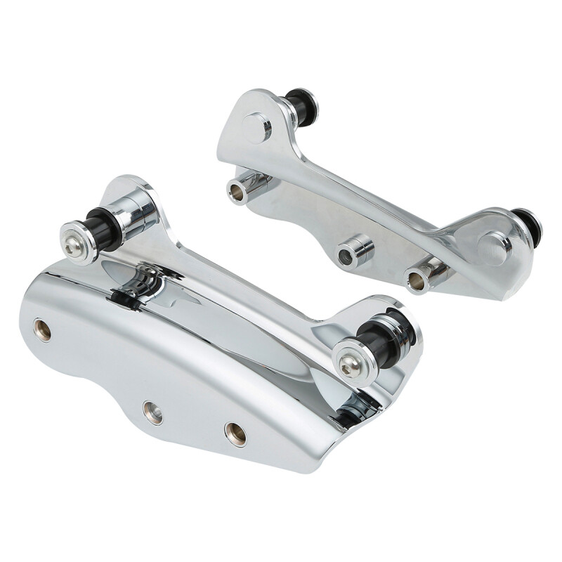 Chrome Sissy Bar Luggage Rack Backrest Docking Kit Fit For Harley Touring 09-13