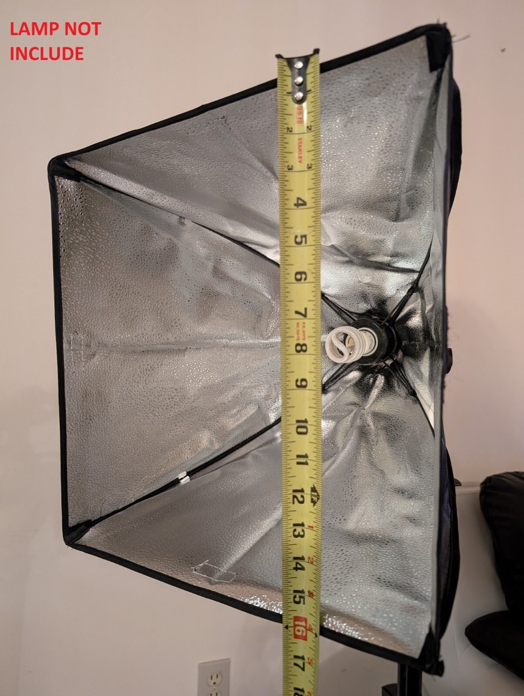Limo Studio Softbox Light - Professional With Lightbulb Pro Photo Studio 16"