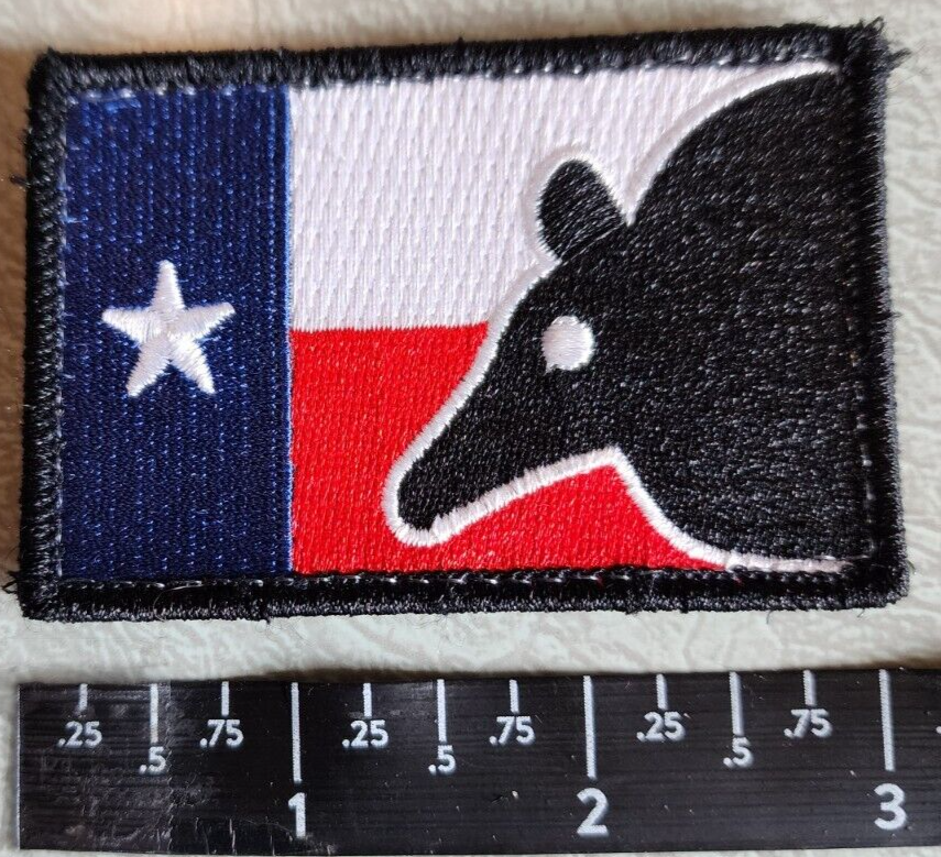 Larue Tactical American Flag Dillo Hook and Loop Back Shot Show Morale Patch