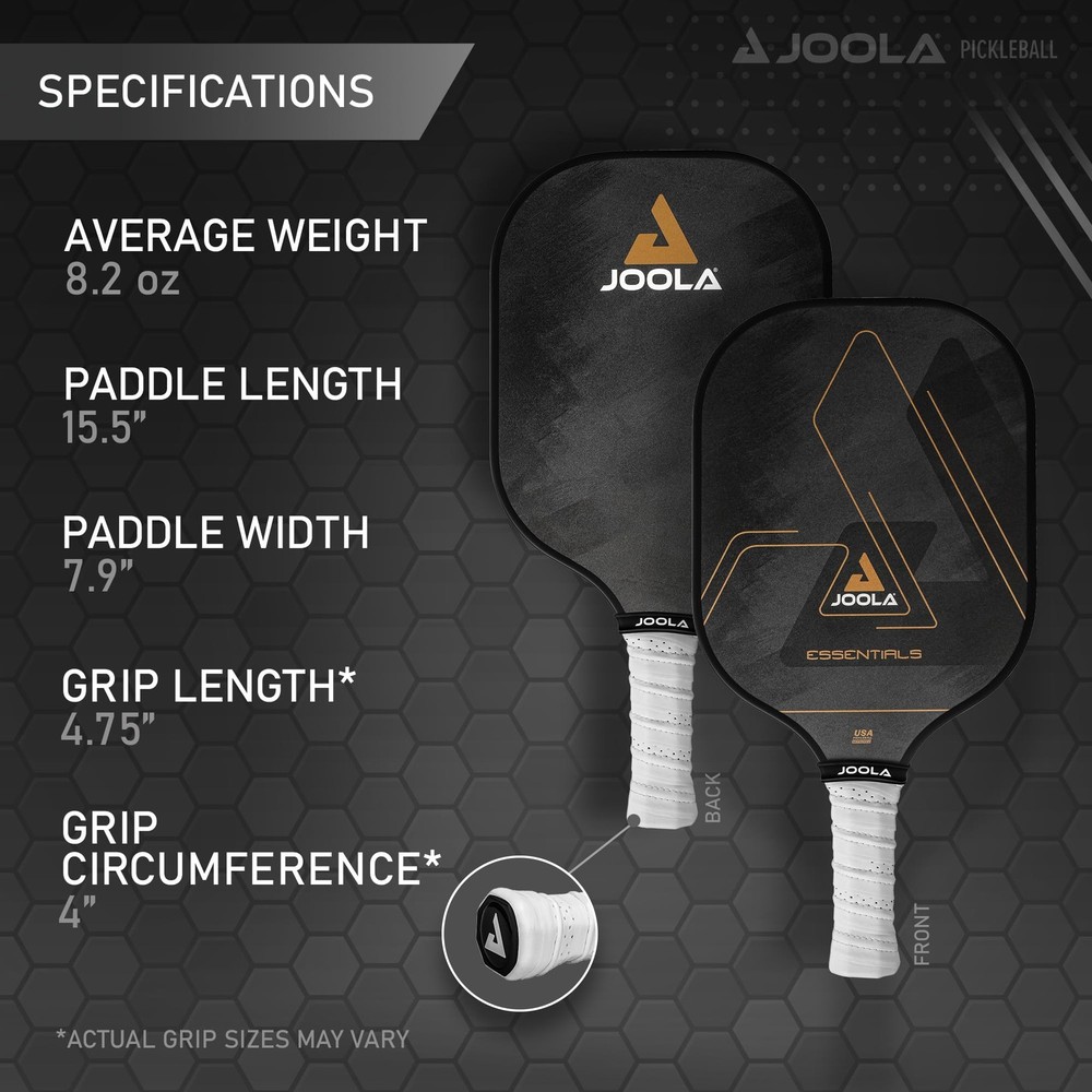 JOOLA Essentials Blue Pickleball Paddle Pro Level Technologies for All Skill ...