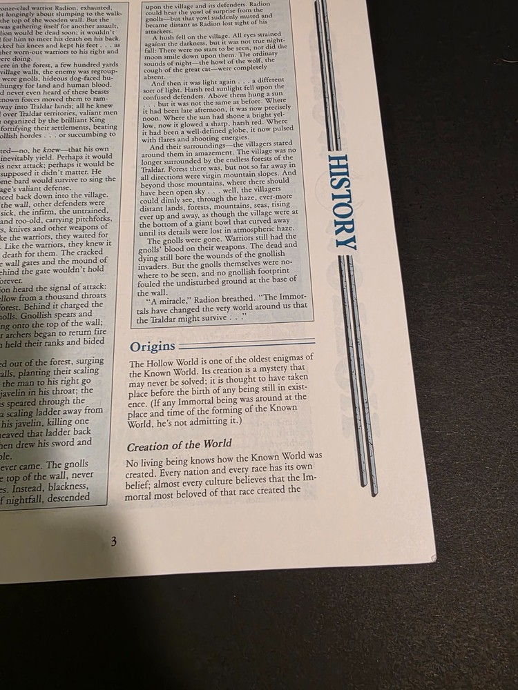 Hollow World: Sourcebook 1990 ☆ TSR ☆ D&D ☆ Authentic ☆