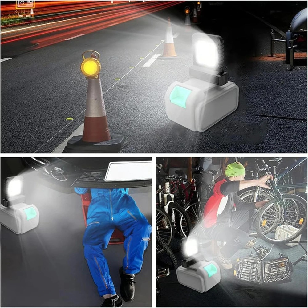 2 SET LED Work Lights High Brightness Floodlight For All Power Lithium Battery¡