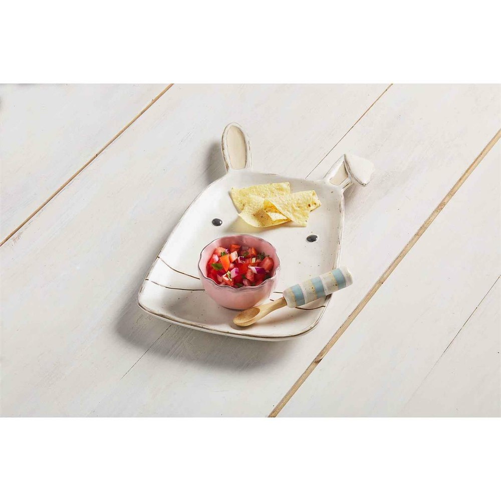 Mudpie - Bunny Chip N Dip Set - 41800061