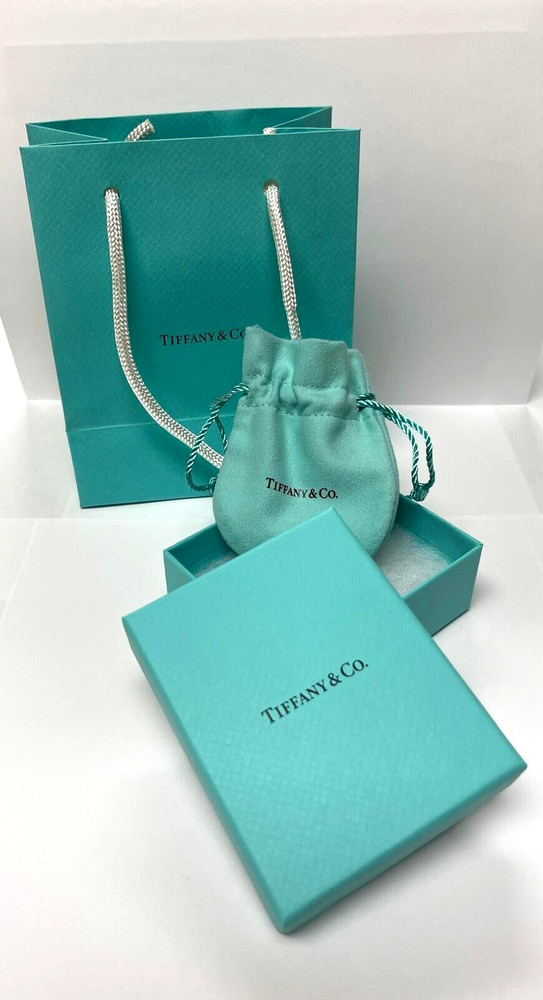 Tiffany & Co. Empty Packaging Blue Gift Box,  Pouch, Shopping Bag