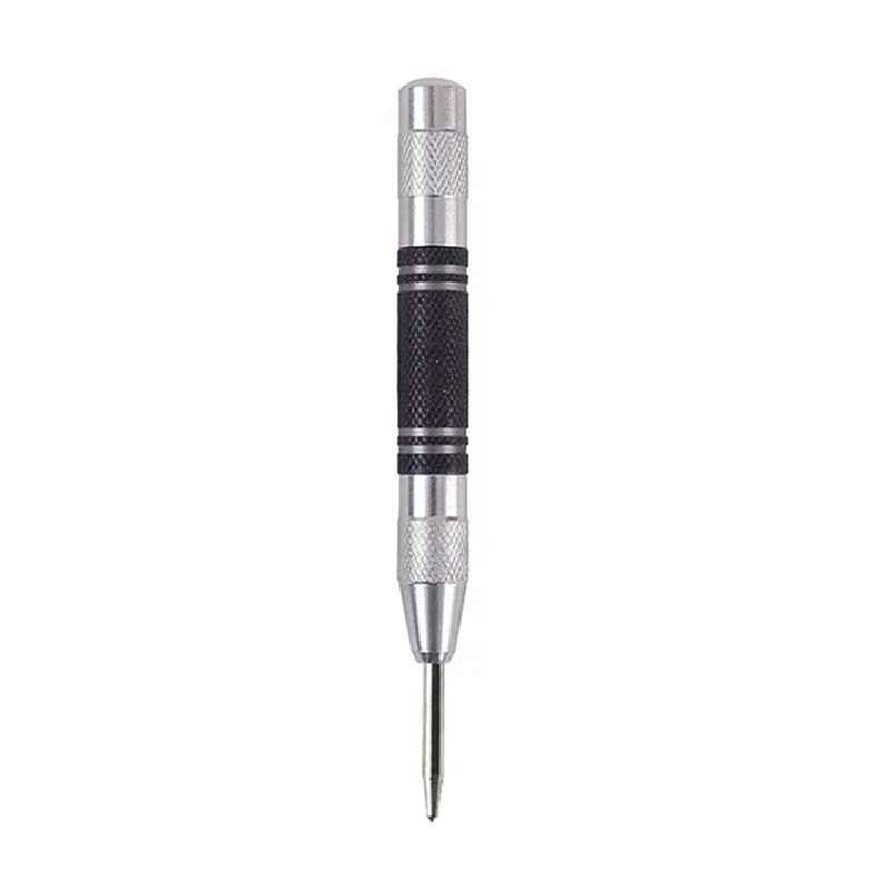 2 Super Strong Automatic Centre Punch Adjustable Spring Loaded Metal Drill TooL