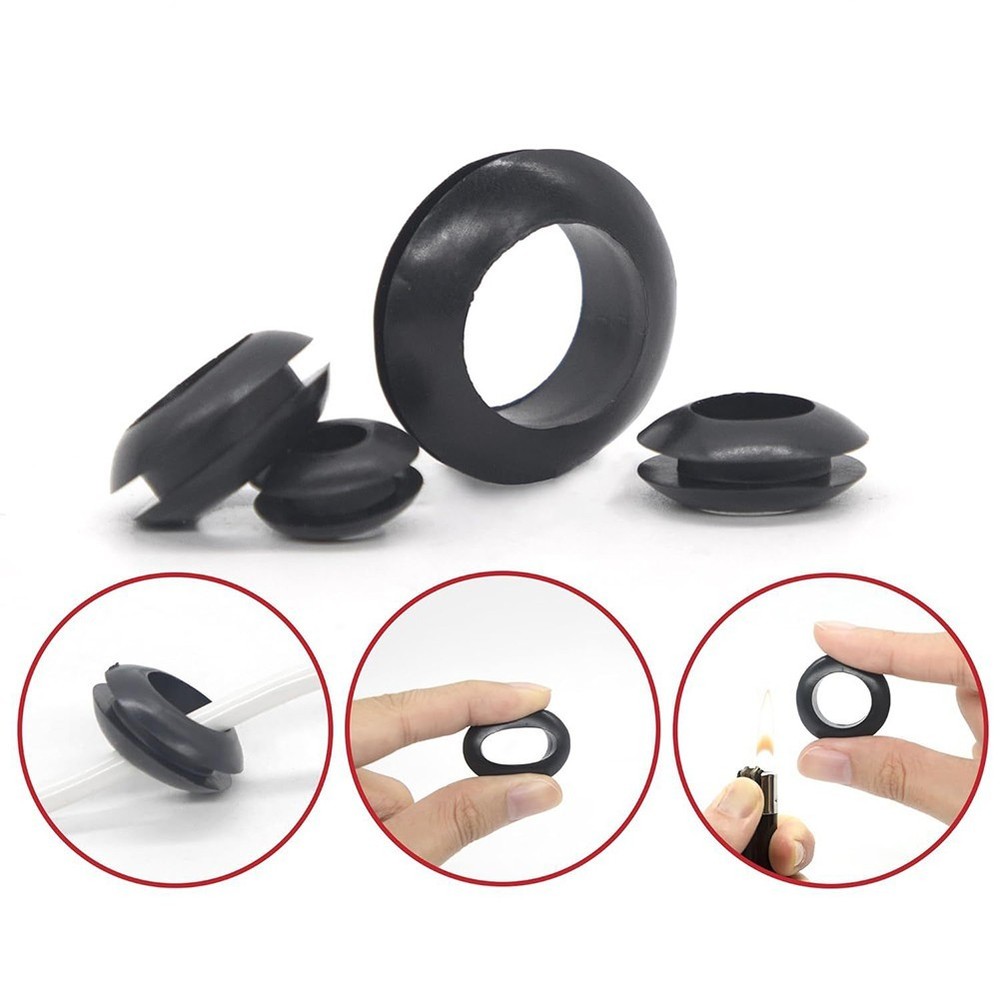 Waterproof Rubber Grommets 215Pcs Assortment for Multiple Applications