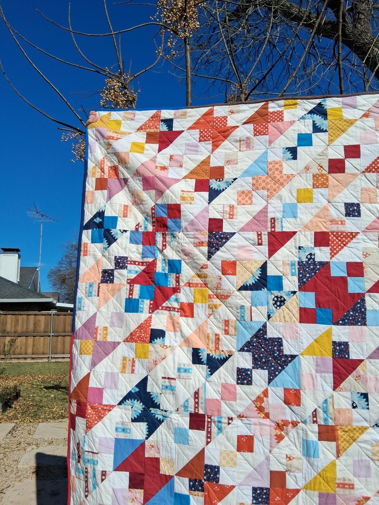 Ruby Star Society fabrics patchwork quilt
