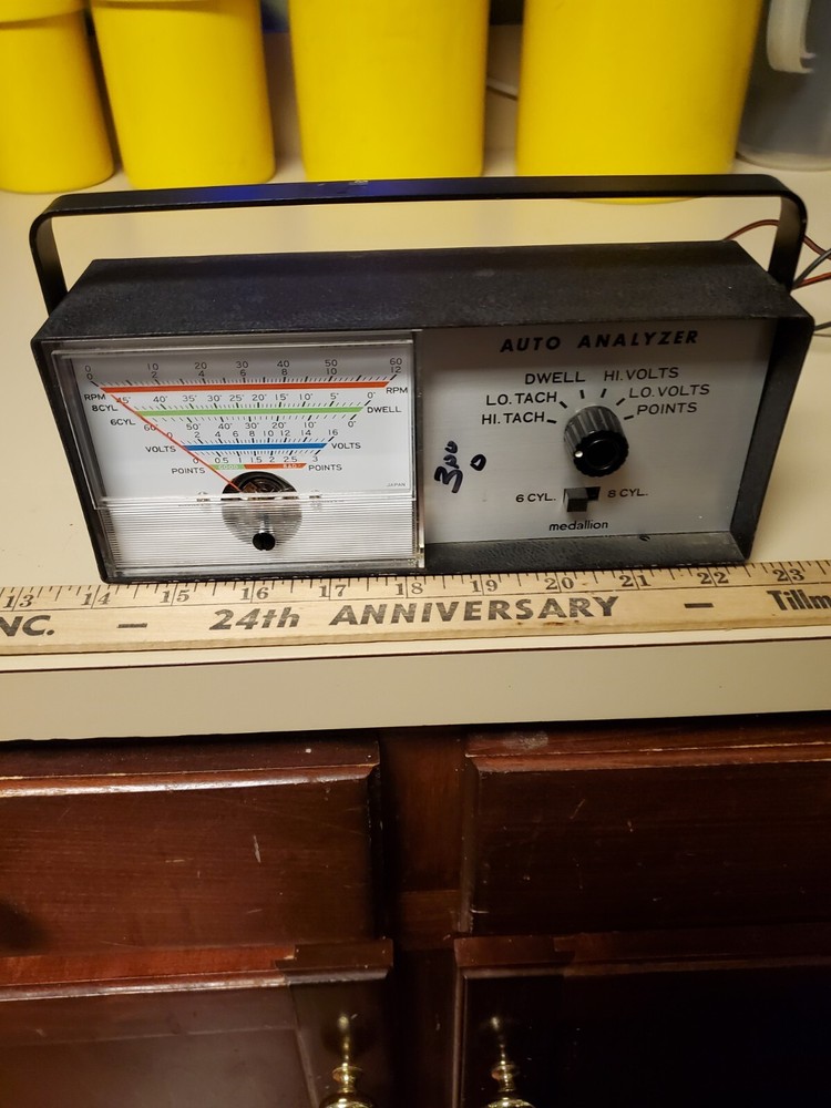 Vintage Medallion Mini Auto Analyzer Untested