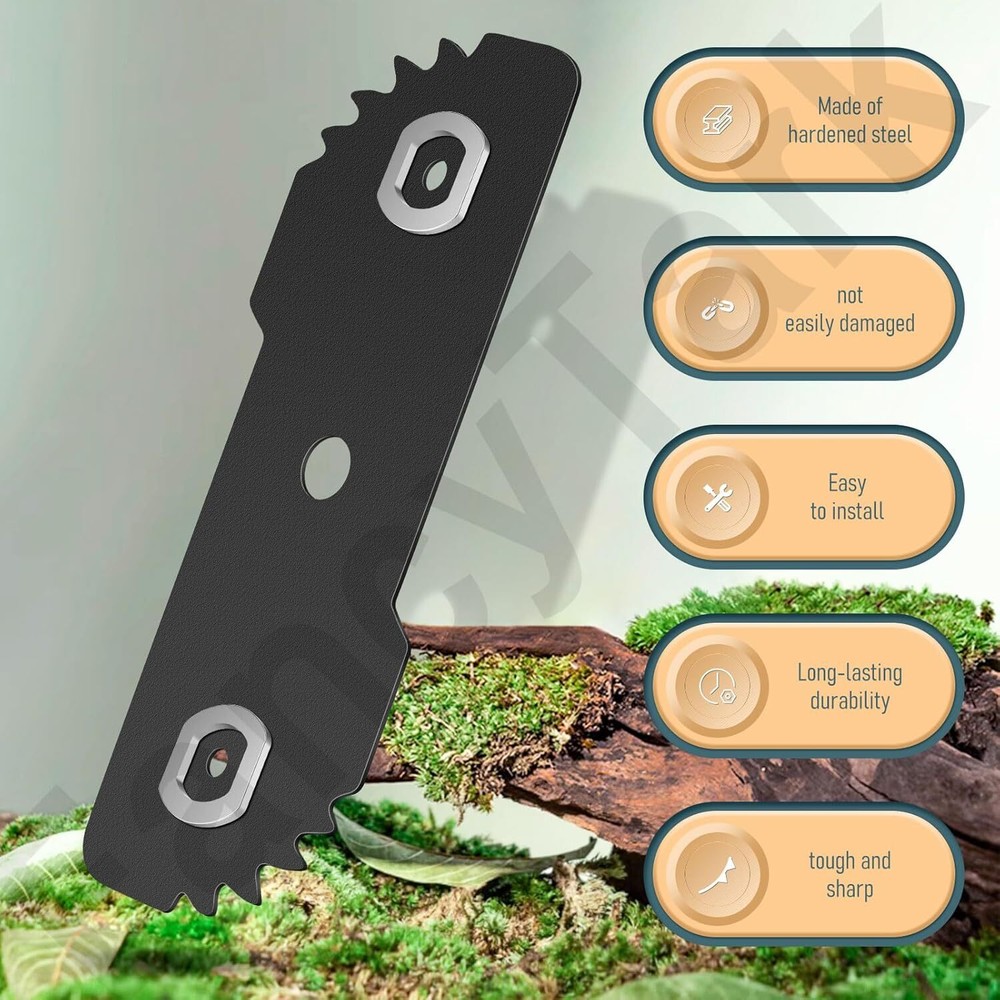 2-Pack EB-007 Edge Hog Heavy-Duty Edger Replacement Blades Compatible with...