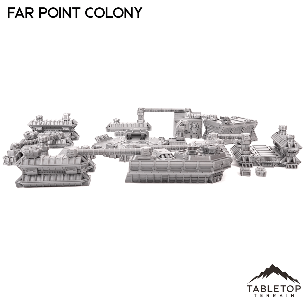 Farpoint Colony TechScape - 6mm - Small Scale Mech Wargames 6mm 8mm