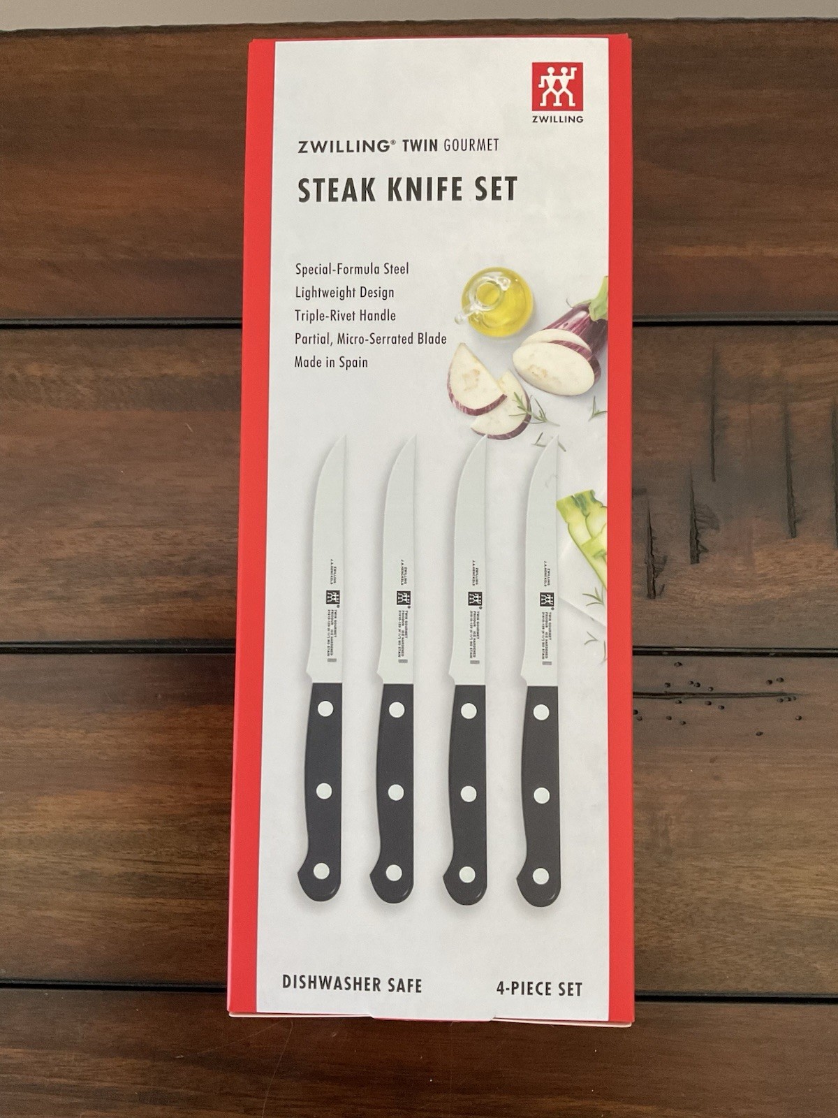 ZWILLING TWIN Gourmet Steak Knives Set of 4