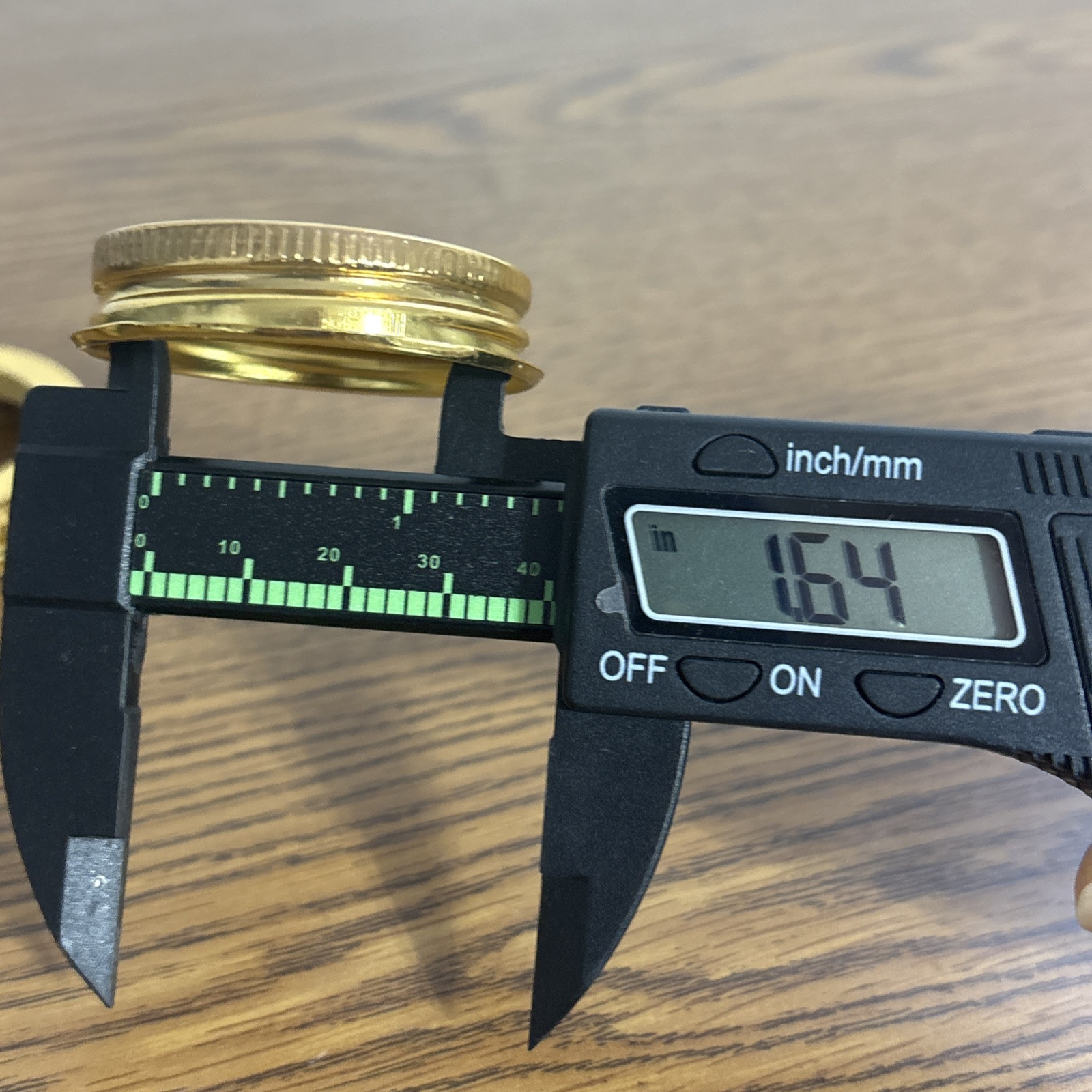 2 Screw On Collars For Oil Lamp Golden Copper Color 1.63” Wide & Fit #2 Burner