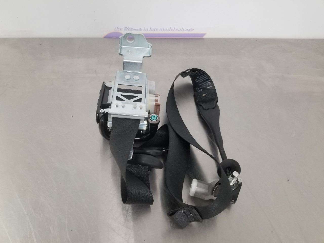 22 2022 NISSAN FRONTIER CREW PASSENGER RIGHT FRONT SEAT BELT RETRACTOR BLACK